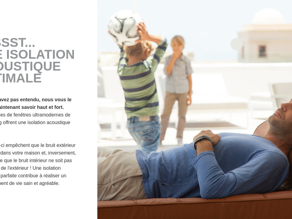 Isolation acoustique optimale ChâssisLemmens