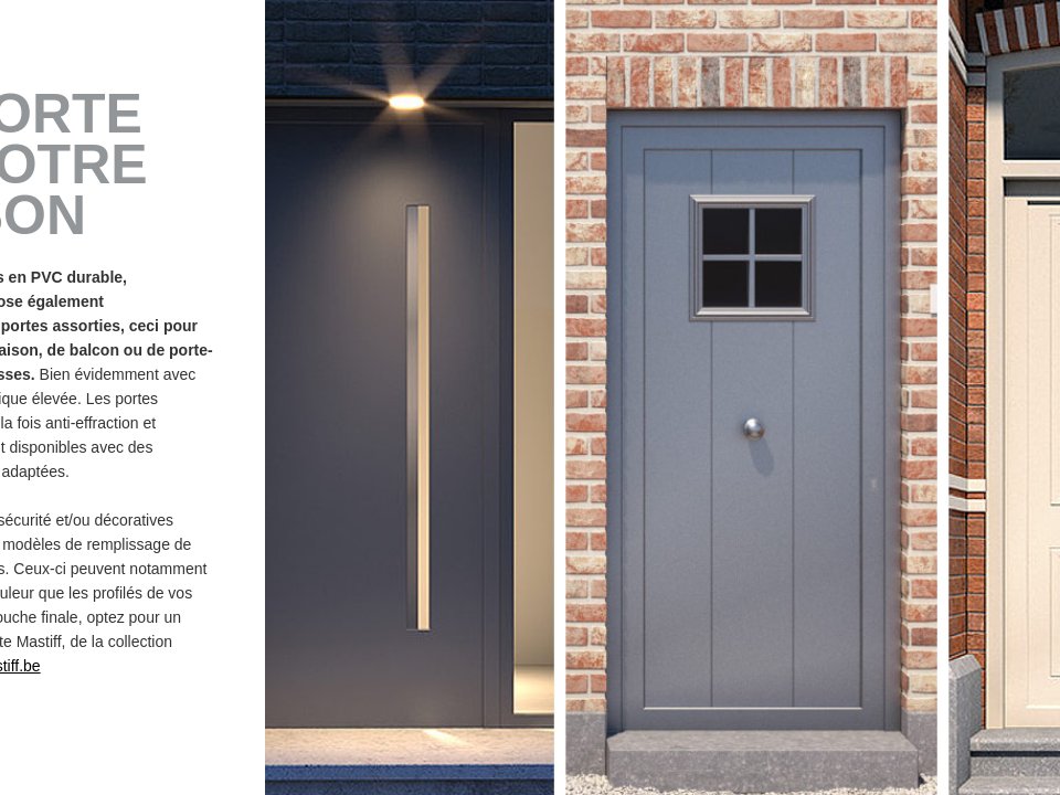 Porte de votre maison - MENUISERIE MARTIN SA